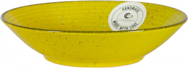 Тарелка суповая Spiral 21 см цитрон (A2345S/G140) Cesiro