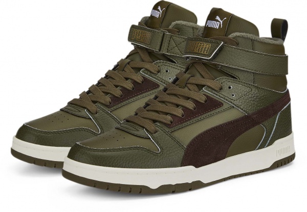 Ботинки Puma RBD GAME WTR DEEP OLIVE-DARK CHOCOLATE-P 38760401 р.44 зеленый