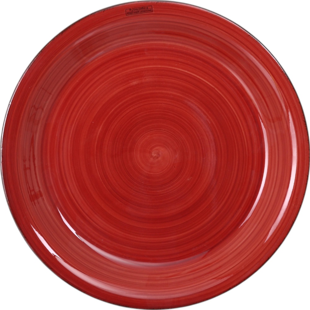 Тарілка підставна Fiora Retro Red 27 см
