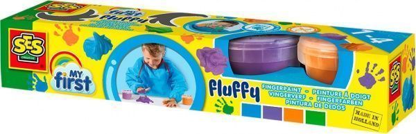 Набор пальчиковых красок SES My first Яркая пенка 4 цвета