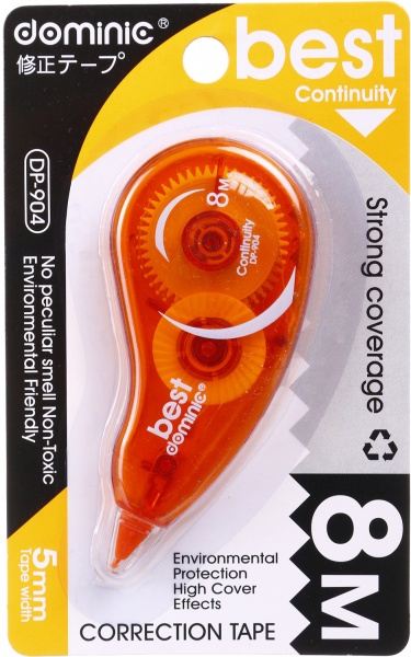Корректор ленточный Dominic 8х5 мм mix (DP-904)