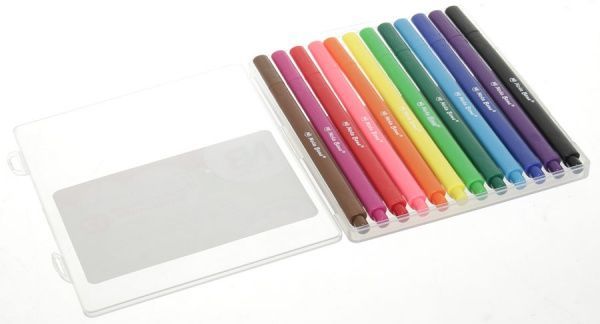 Фломастеры трехгранные 12 штук Nota Bene