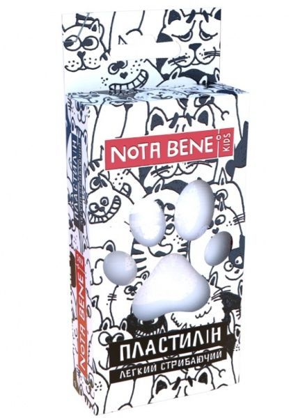 Пластилін легкий стрибаючий 15 г білий Nota Bene