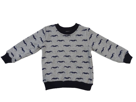 Свитшот для мальчика Україна серый (футер) Св 400 р.92 в ассортименте 