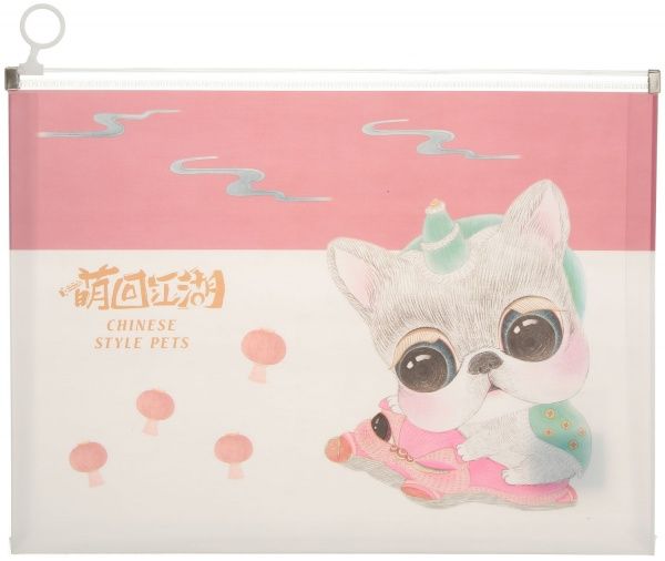 Папка zip lok Lovely красная