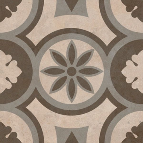 Декор для підлоги Golden Tile Aurora №1 flower Мокко 13F310 150х150 мм ректифікат