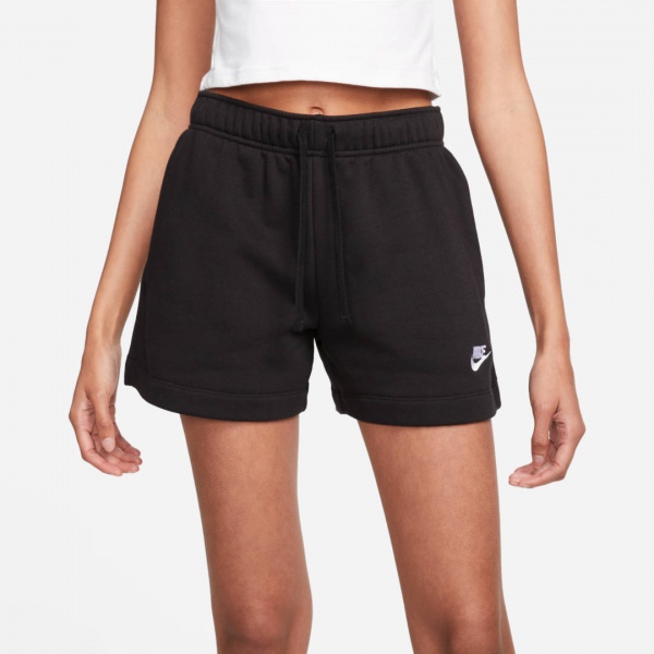Шорты Nike W NSW CLUB FLC MR SHORT DQ5802-010 р. XL черный