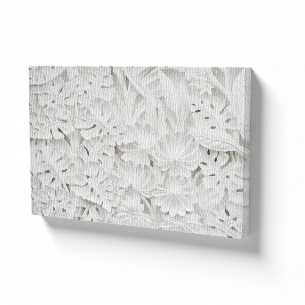 Картина на холсте Лепнина из цветов 80x110 см WS Holst 21804202311 