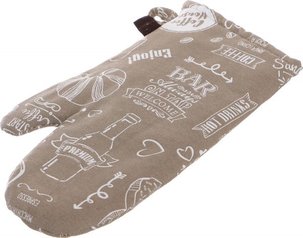 Прихватка-варежка Beige Breakfast бежевый Прованс 