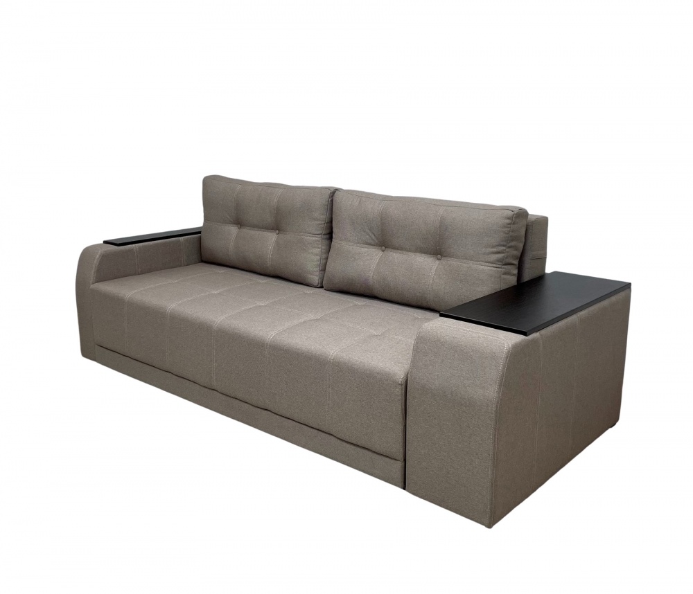 Диван прямий Елегант Епісофт Діжон ліва ніша капучино 2400x1060x890 мм