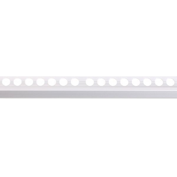 Профіль Алюміневий фігурний з отворами 33.6x13.6x25x33.6 мм світлий 