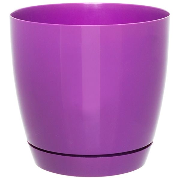 Вазон пластиковий Form Plastic Тоскана Кругла-15 круглий 2,2л фіолетовий (0742-005) 