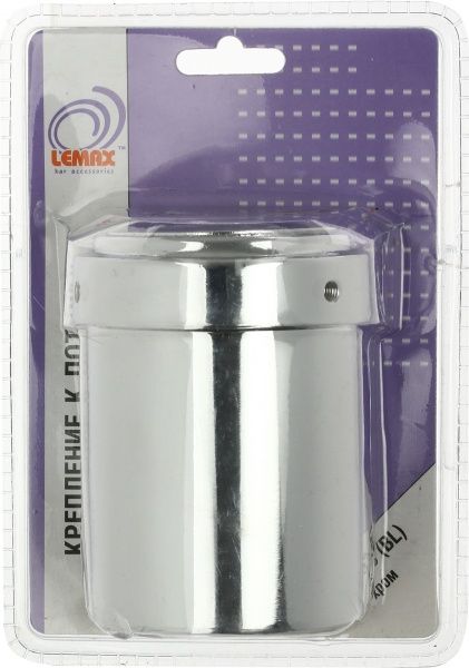 Вертикальное крепление Lemax регулируемое d50 мм хром (STK103 (BL))