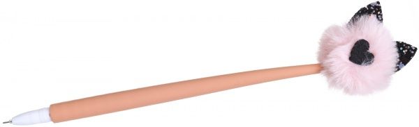 Ручка гелевая Пушистые ушки розовый 2252521160017 