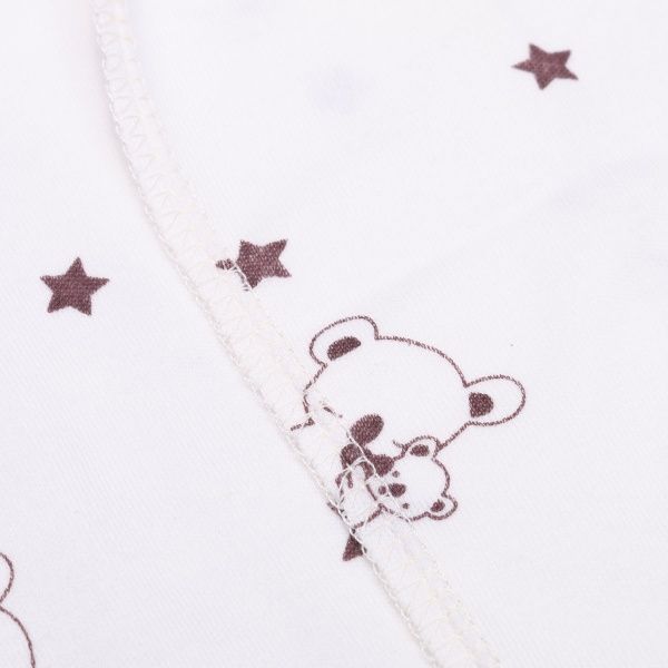 Льоля дитяча Bambinelli Ведмедик р.56 білий із малюнком 