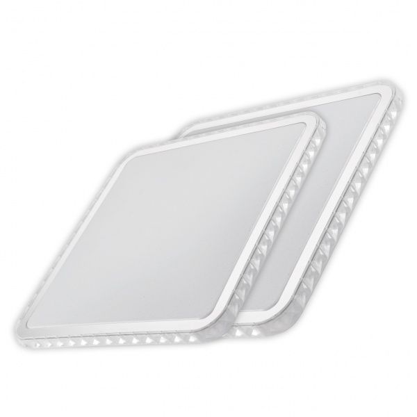 Світильник світлодіодний V-WATT Kristy квадрат 2 шт./уп. пульт ДУ 50 Вт білий 3000-6000 К 