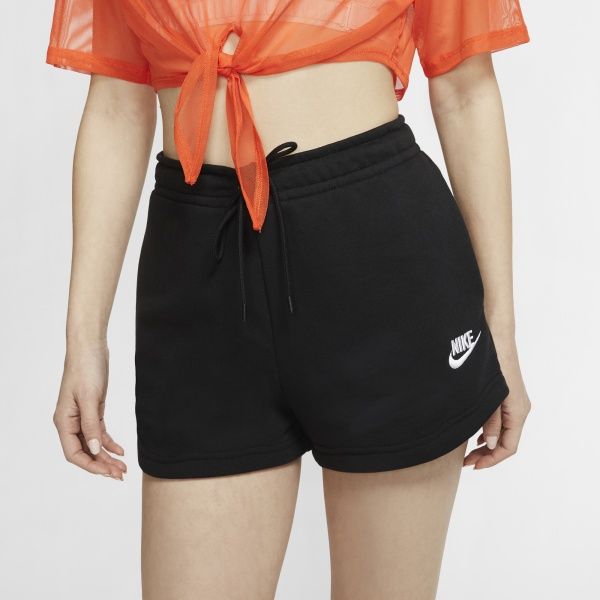 Шорты Nike W NSW ESSNTL SHORT FT HR CJ2158-010 р. S черный