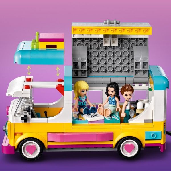 Конструктор LEGO Friends Лісовий будинок на колесах і яхта 41681