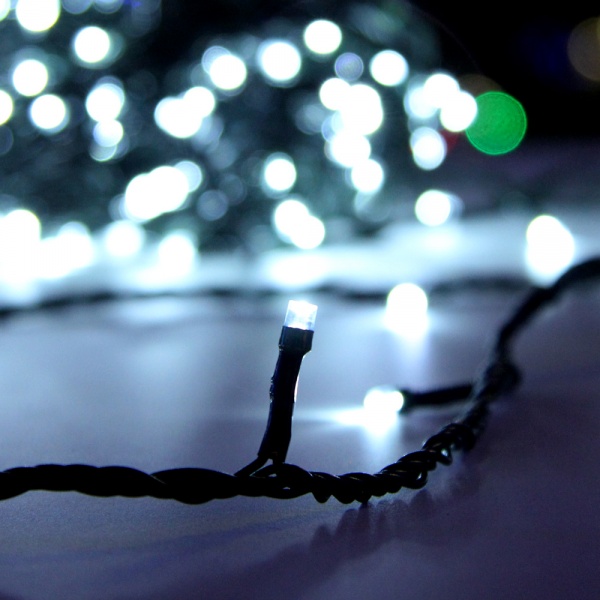 Электрогирлянда линейная SHLigts Нить (LD080-GW-BO) встроенный светодиод (LED) 80 ламп 8 м 