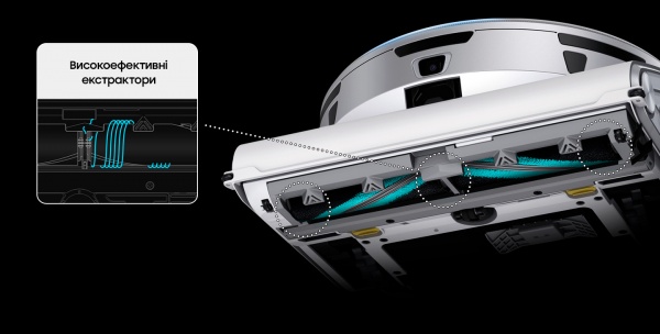 Робот-пылесос Samsung Bespoke Jet Bot AI plus VR50T95735W/UK white