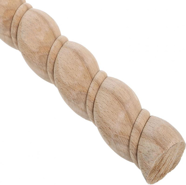 Профиль круглый Лісбудінвест декоративный 38х38х1000 мм бук (переплетение)