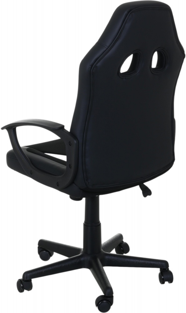 Крісло ігрове Аміго чорно-білий