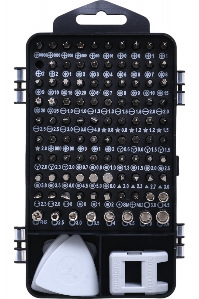 Набор бит и отвертка Compass для точных работ 115 в 1 CP-PS-115