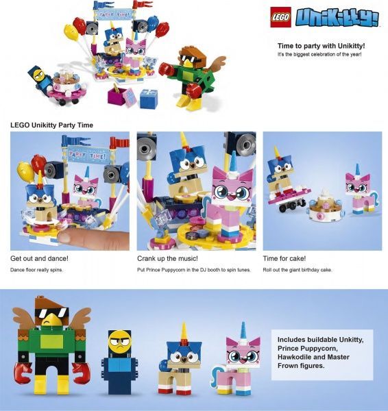 Конструктор LEGO Unikitty Вечеринка 41453