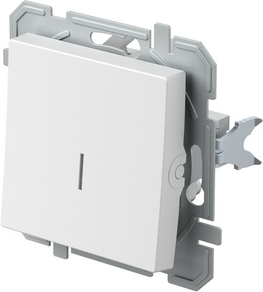 Вимикач одноклавішний TEM Logiq з підсвіткою 10 А білий SQ10PWINXO-U