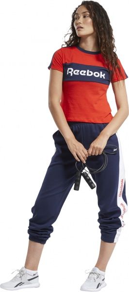 Брюки Reebok TE Linear Logo FL P FU2252 р. XS синий