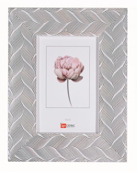 Рамка для фото Арт-Сервіс ЭА-01680 10x15 см сріблясто-білий