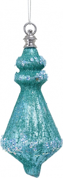 Елочная игрушка Волчок 5x5x14 см SD019-15 