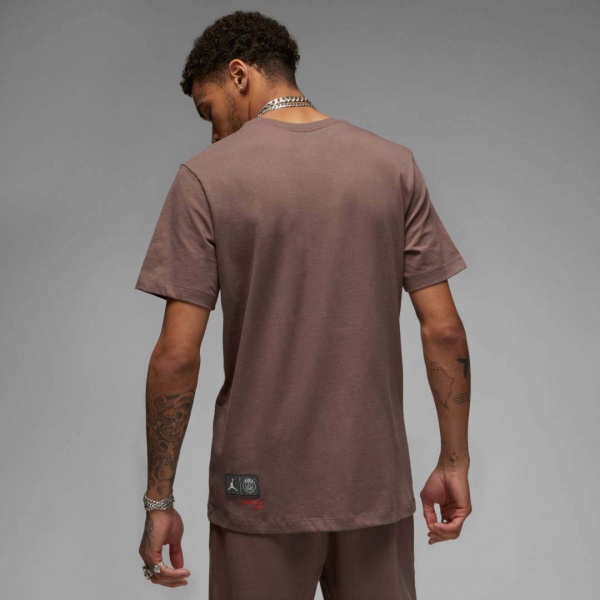 Футболка Nike PSG WORDMARK TEE DM3092-291 р.S коричневий
