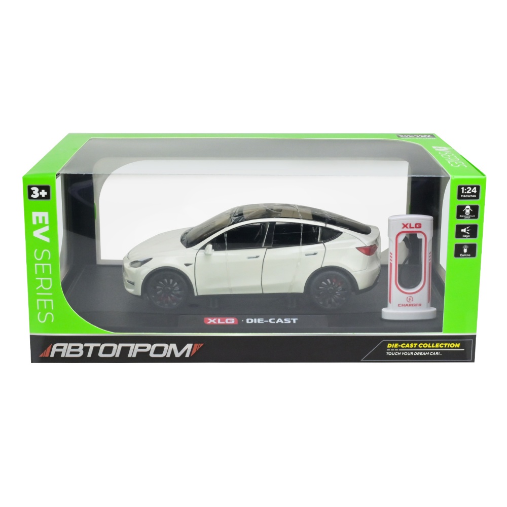 Автомобіль Автопром 1:24 із зарядною станцією AP7711
