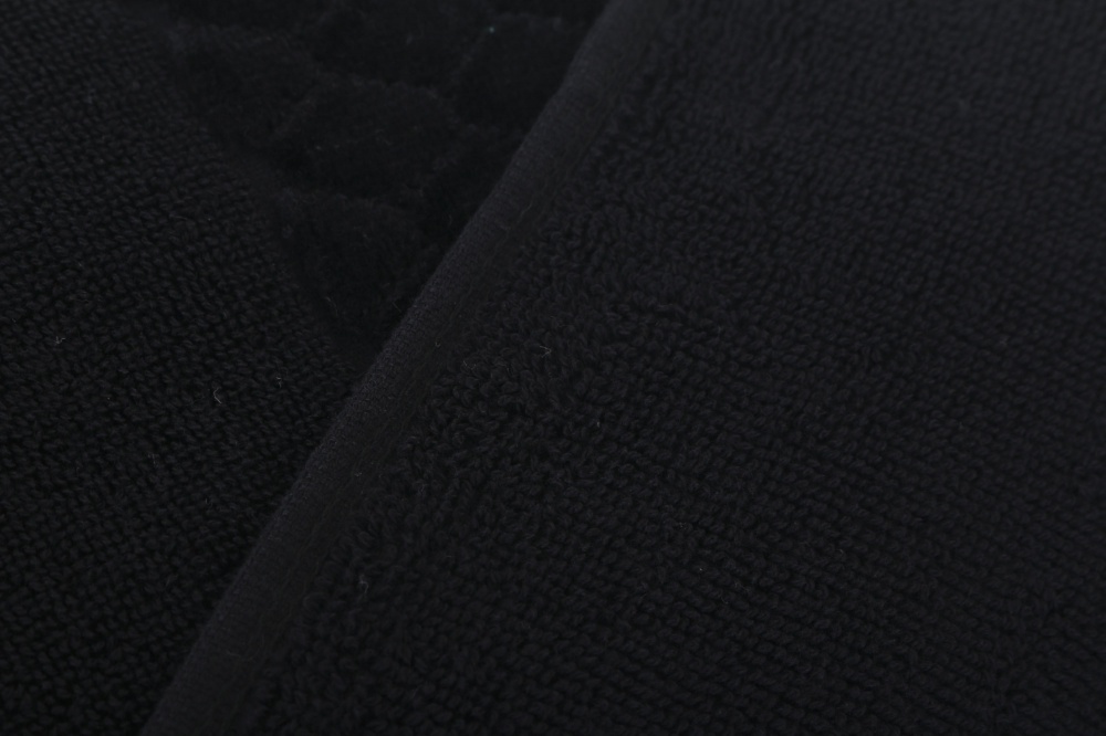 Рушник махровий VELOUR CELLS 50x90 см чорний La Nuit