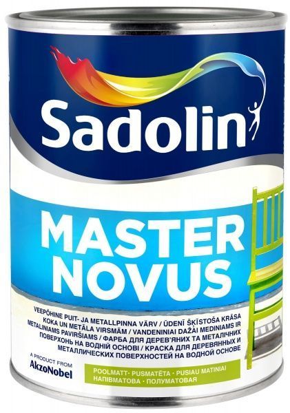 Краска Sadolin MASTER NOVUS 70 BW белый глянец 1л