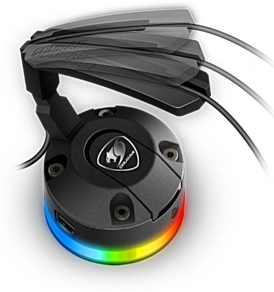 Тримач для кабелю Cougar + USB Hub + RGB lighting (Bunker RGB)