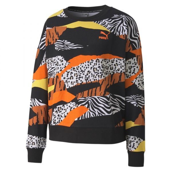 Джемпер Puma Classics Graphics Crew 59772888 р. L разноцветный