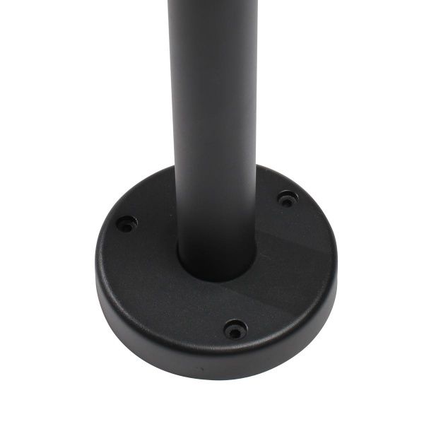 Светильник парковый Lutec E27 40 Вт IP44 черный KELSEY 7273605012 