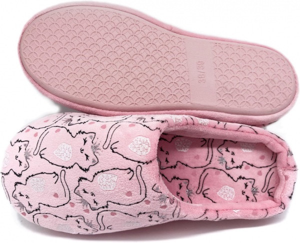 Капці домашні La Nuit Home Кітті р. 36-37 рожевий 