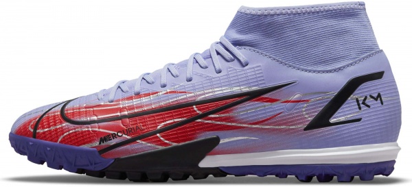 Сороконожки Nike Mercurial Superfly 8 Academy KM TF DB2868-506 р.US 7,5 разноцветный