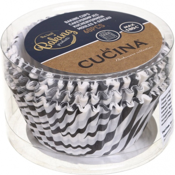 Формочки для кексов 5x3,5 см 60 шт. в ассортименте