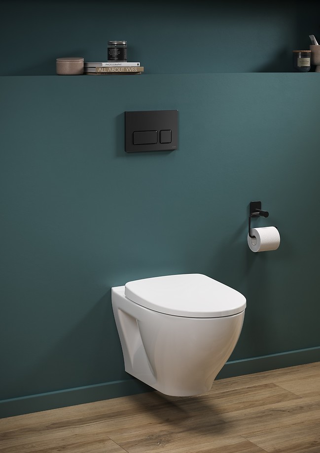 Клавиша для инсталляции Cersanit BLOCK черный мат K97-455