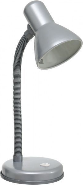 Настільна лампа офісна Геотон ННБ 01-60-308 Л1 1x60 Вт E27 срібний 9.;9.1.308.15 