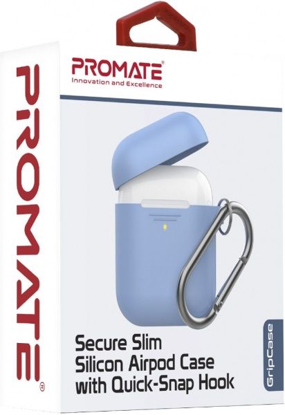 Чохол Promate GripCase для Apple AirPods blue 