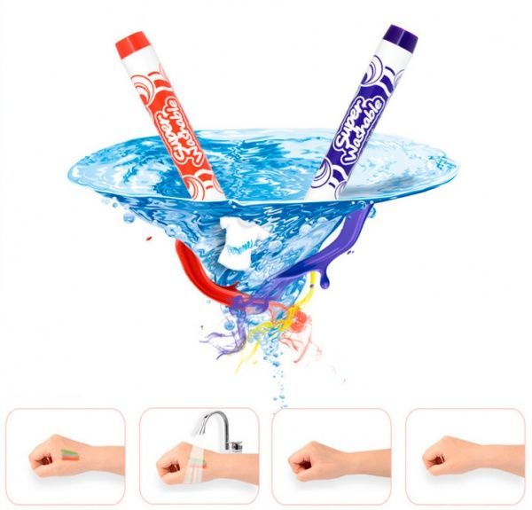 Набір фломастерів Super Washable Jumbo 36 кольорів 1632-36CB Marco