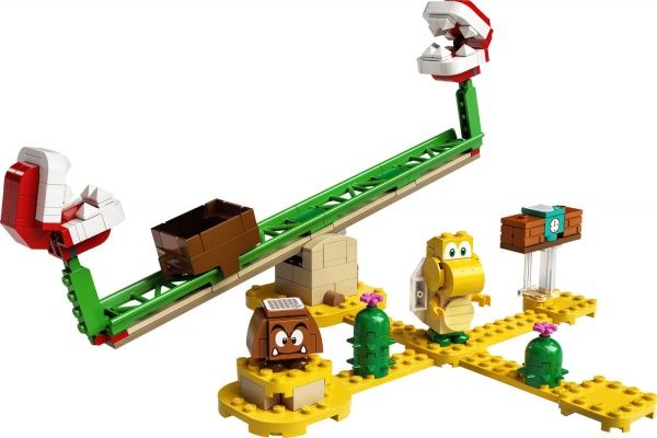 Конструктор LEGO Super Mario Дрифт-заезд с растением-пираньей. Дополнительный уровень 71365