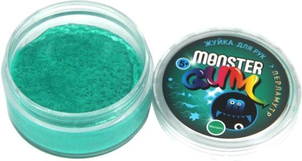 Слайм Monster Gum Жвачка для рук перламутровая 50 г в ассотименте