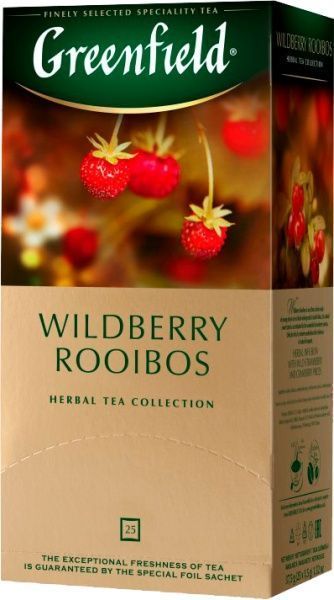 Чай ройбуш Greenfield Wildberry Rooibos 4823096805832 25 шт. 1,5 г 