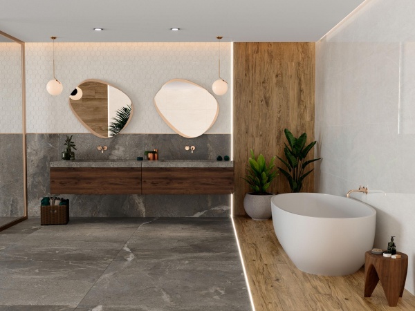 Плитка TAU Ceramica MAINSTONE GRAY MAT 60x120 